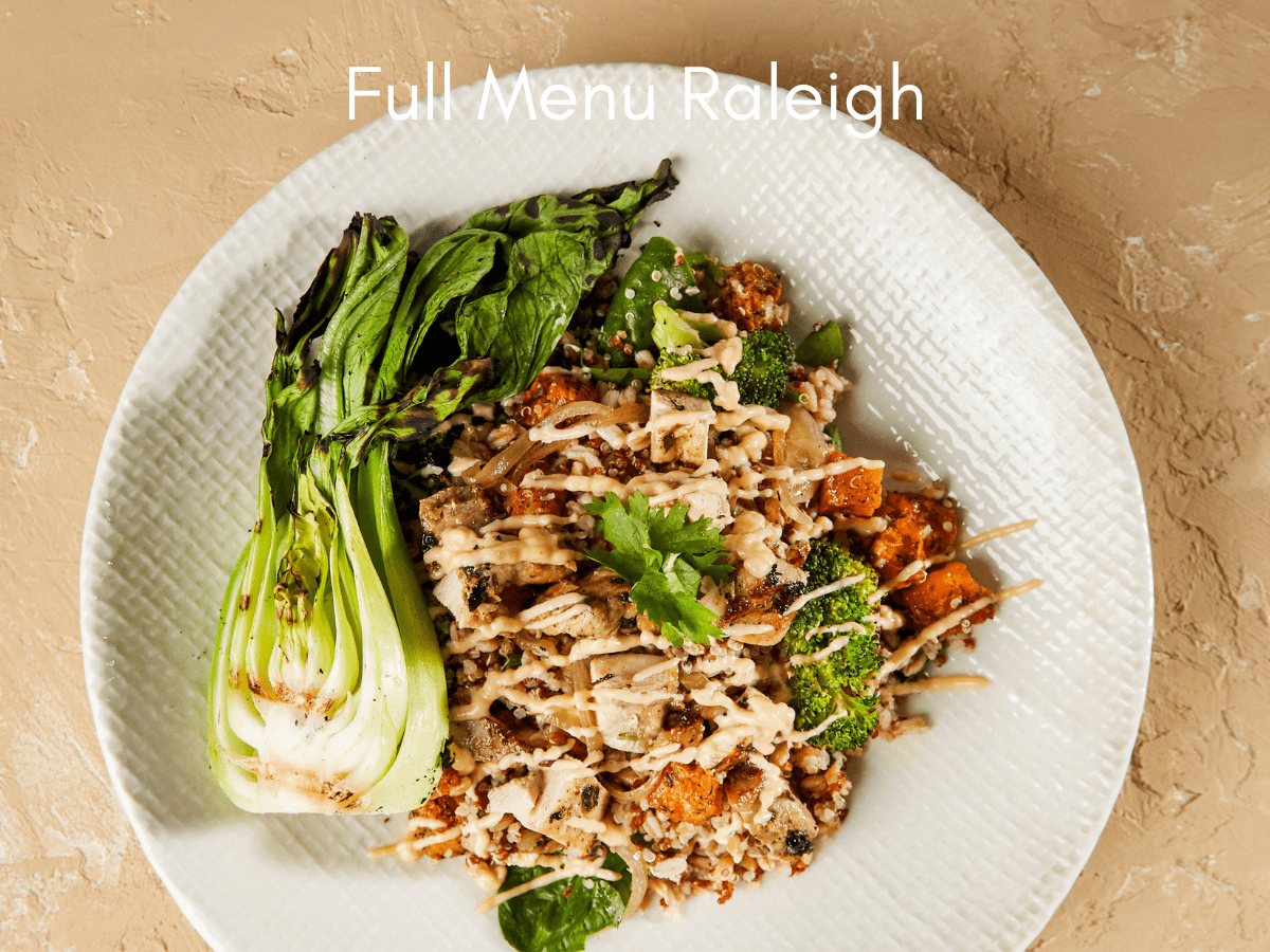 Full menu Raleigh - Table & Twine