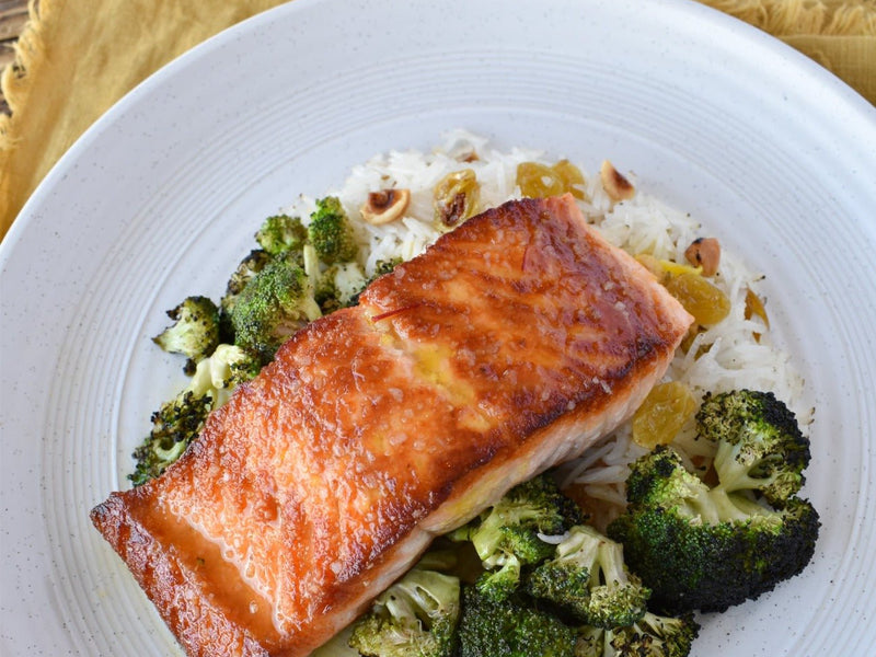 Apricot Glazed Salmon