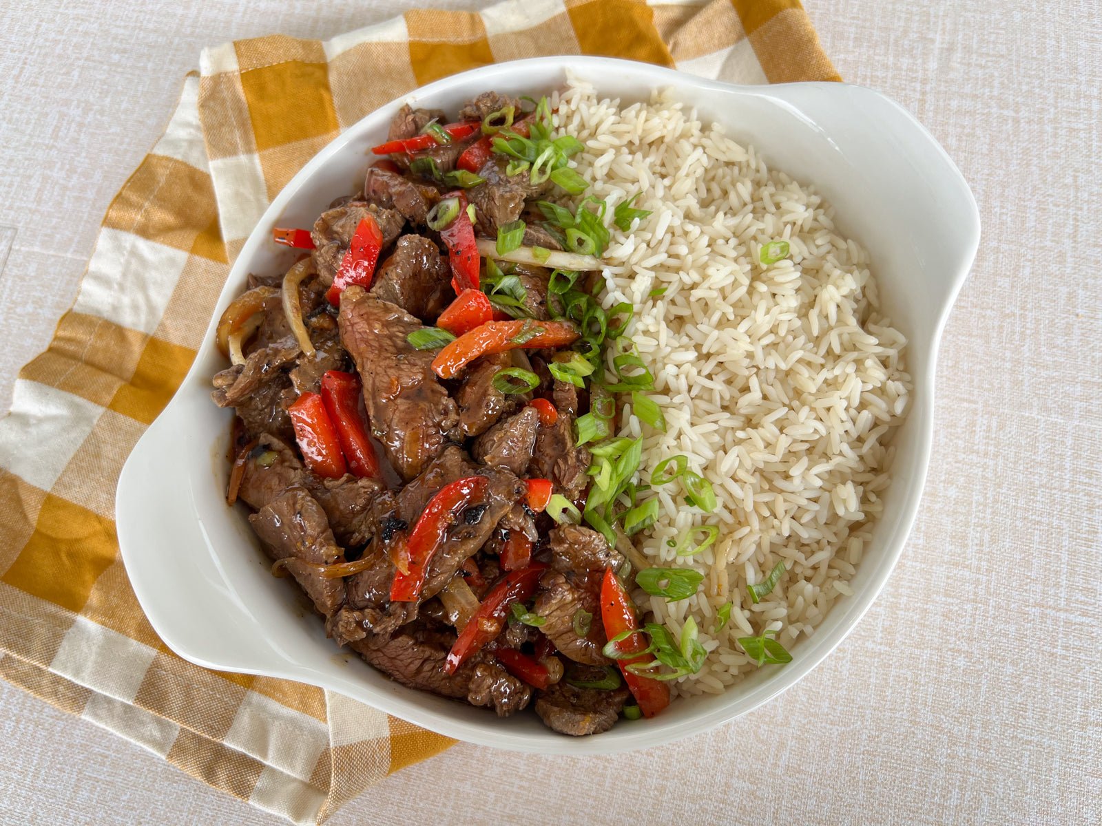 Orange Beef Family Meal