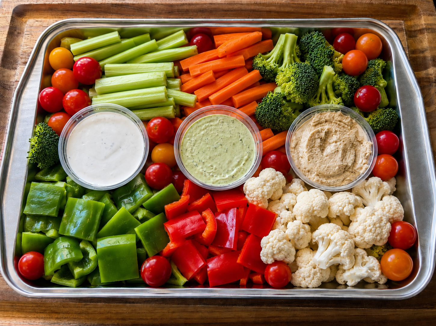 Crudités & House-Made Dip Trio