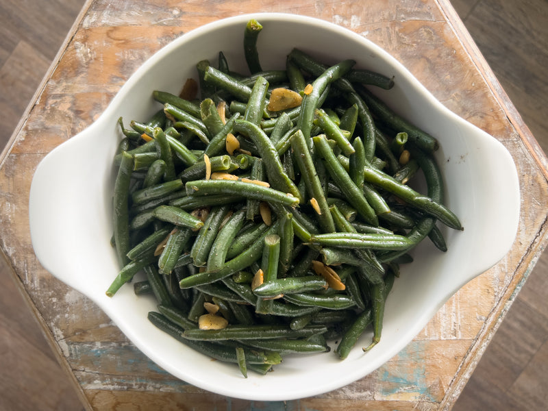 Garlic Confit Green Beans