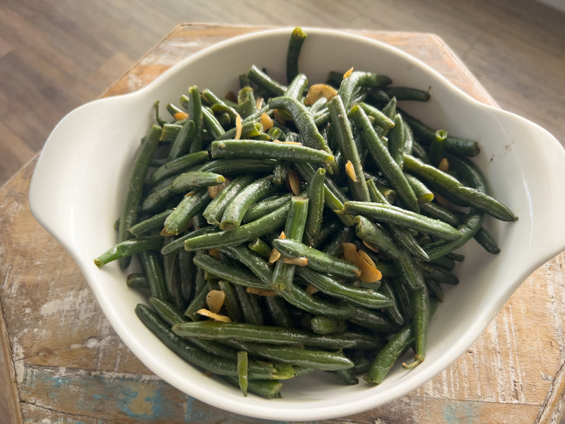 Garlic Confit Green Beans