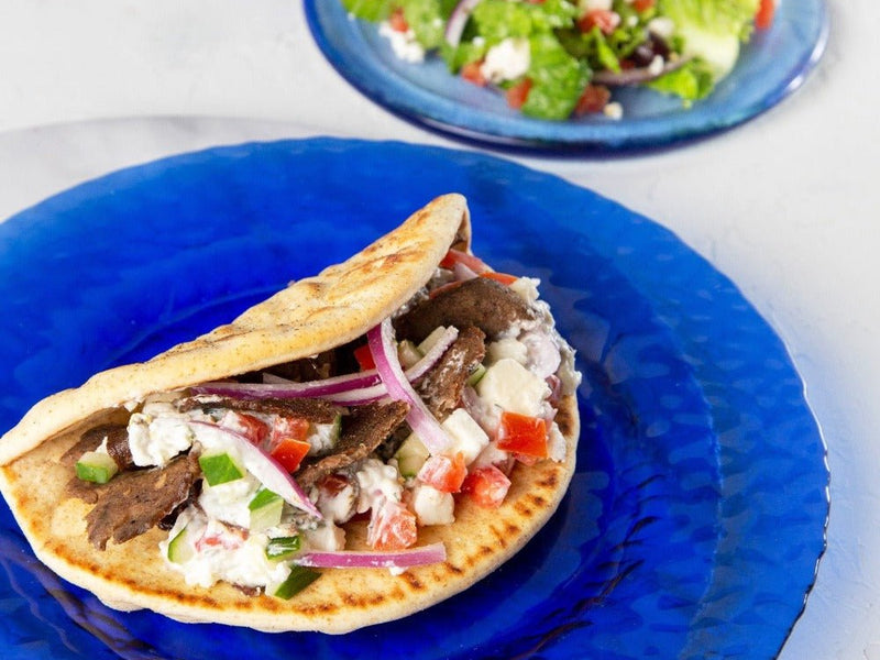 Dinner: Greek Street Style Gyros &amp; Greek Salad