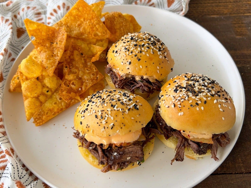 Hoisin Glazed Short Rib Sliders