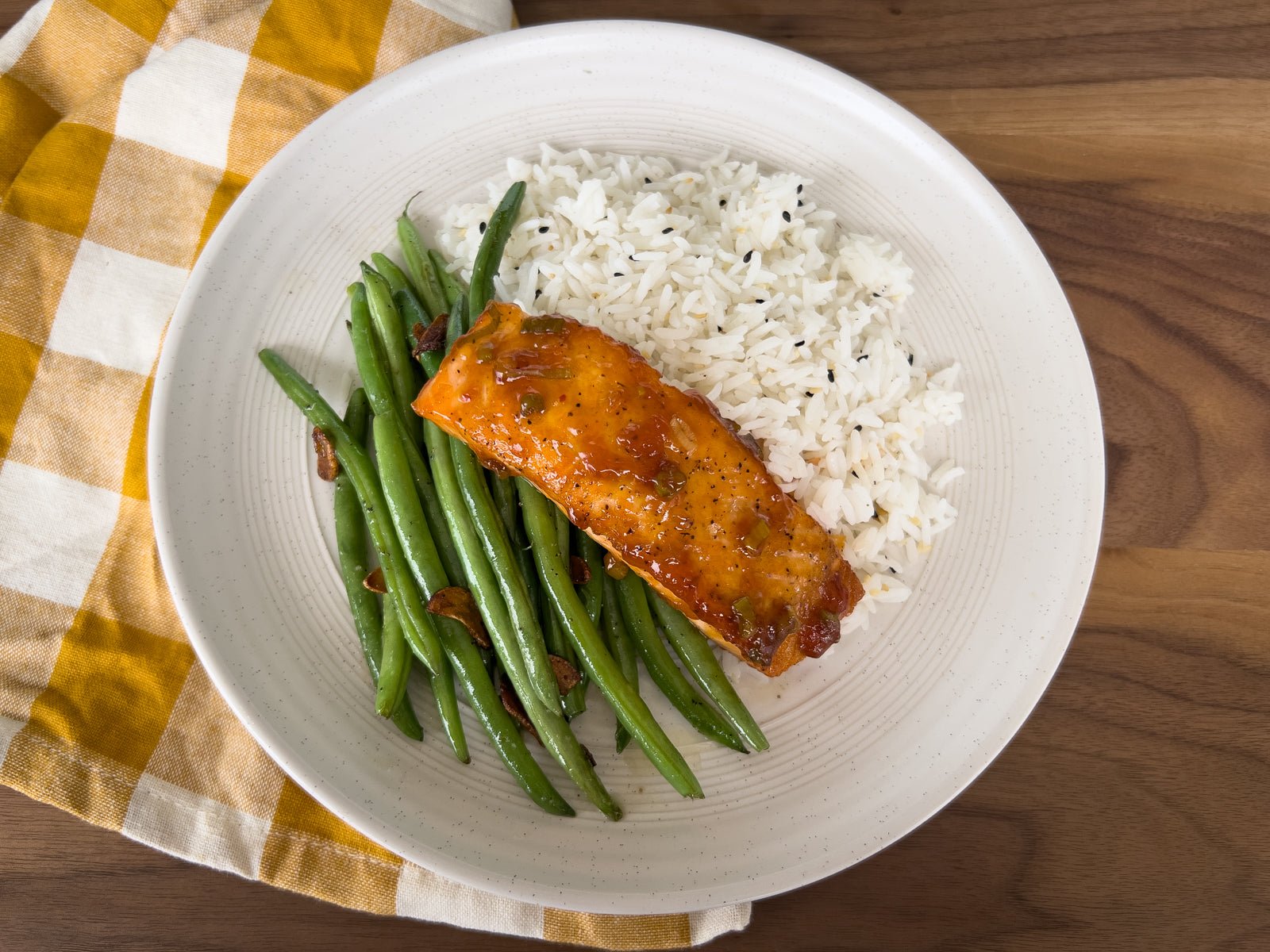 Honey Soy Glazed Salmon