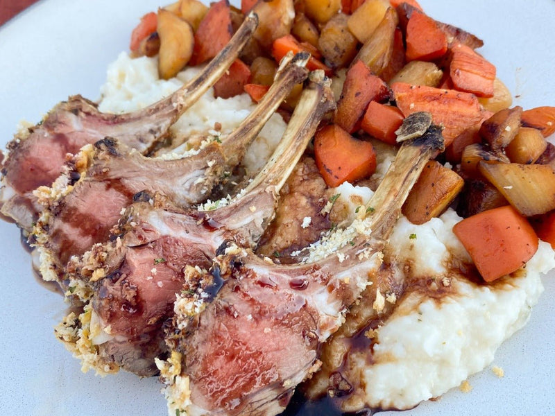 Dijon Herb Crusted Lamb