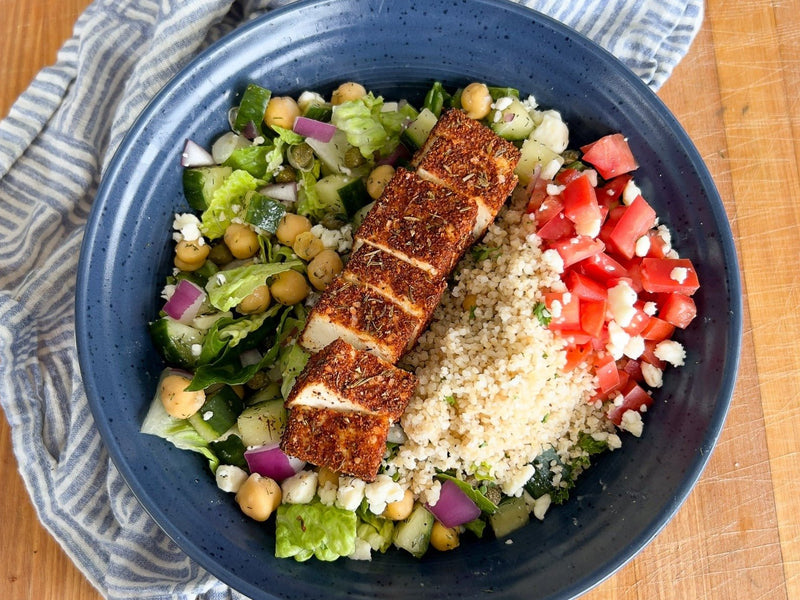 Mediterranean Buddha Bowl with Tofu