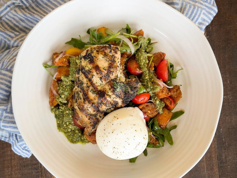 Grilled Chicken Panzanella Salad