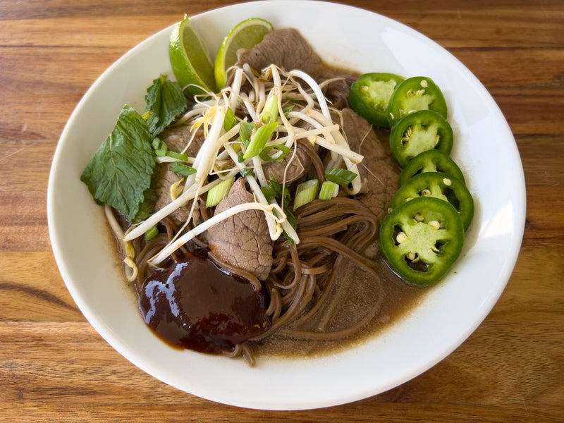 Ginger Garlic Beef Pho