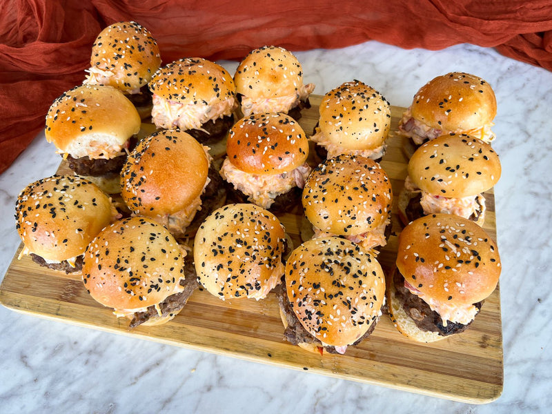 Mini Pimento Cheese Burgers