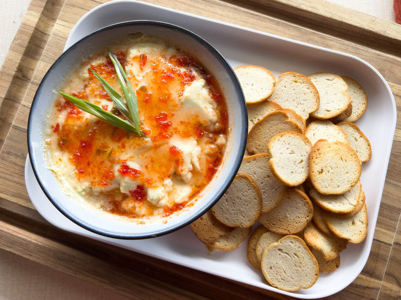 Red Pepper Jelly &amp; Goat Cheese Dip