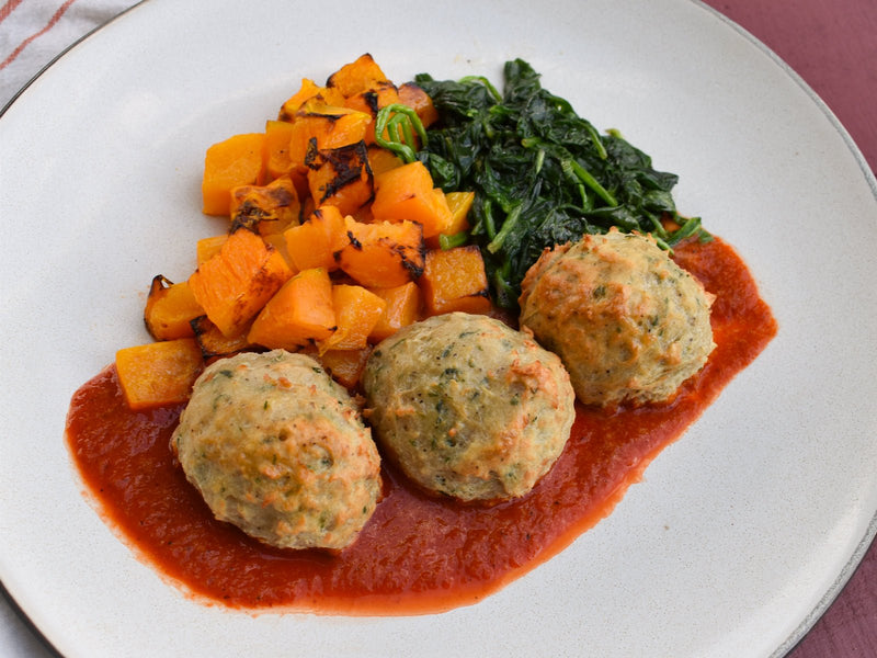 Romesco Chicken Meatballs