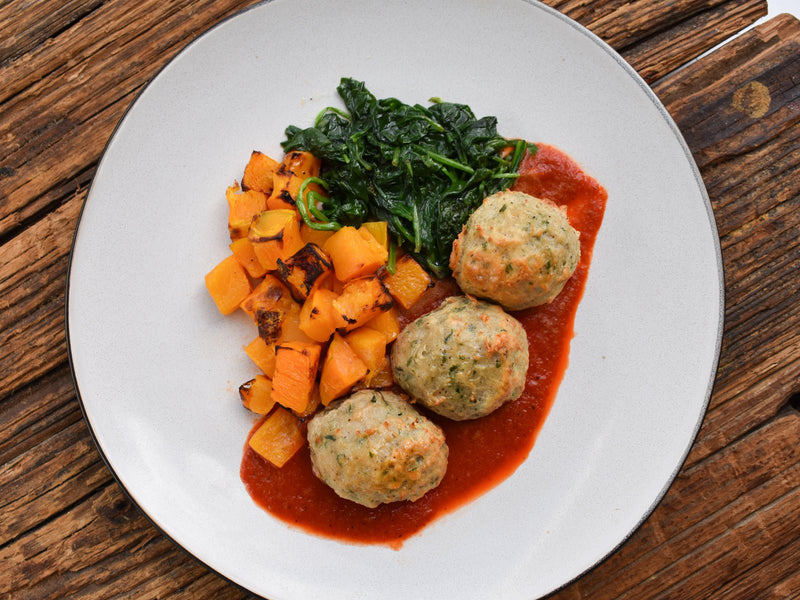 Romesco Chicken Meatballs