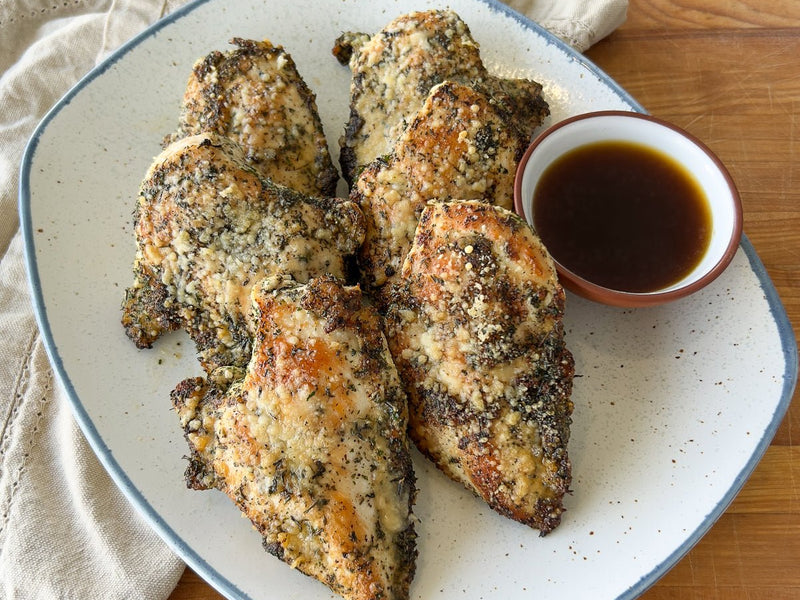 Seared Parmesan Crusted Chicken