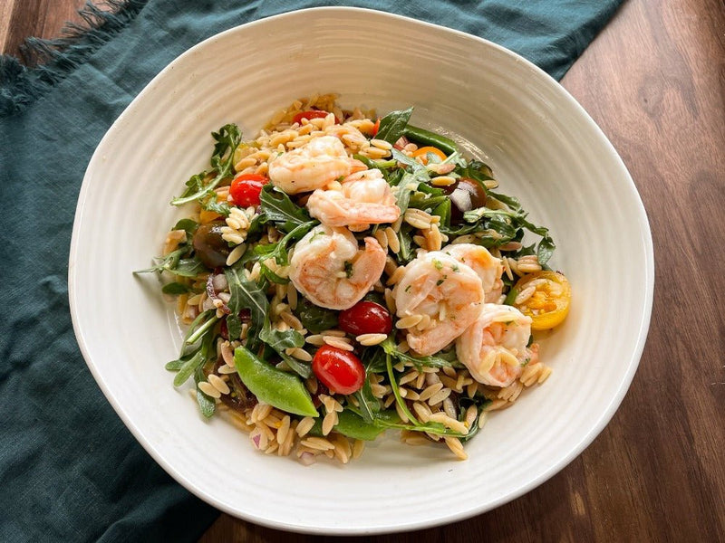 Shrimp orzo