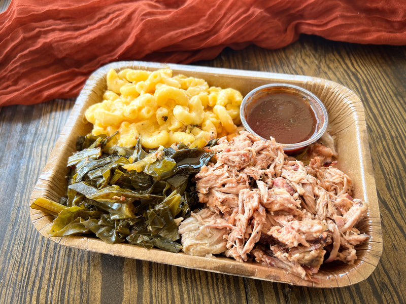 Southern BBQ Microwave Meal with pulled pork