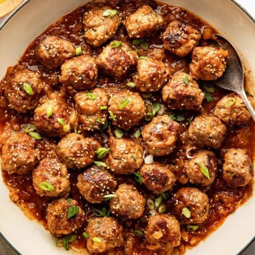 Sweet & Sour Beef Meatballs