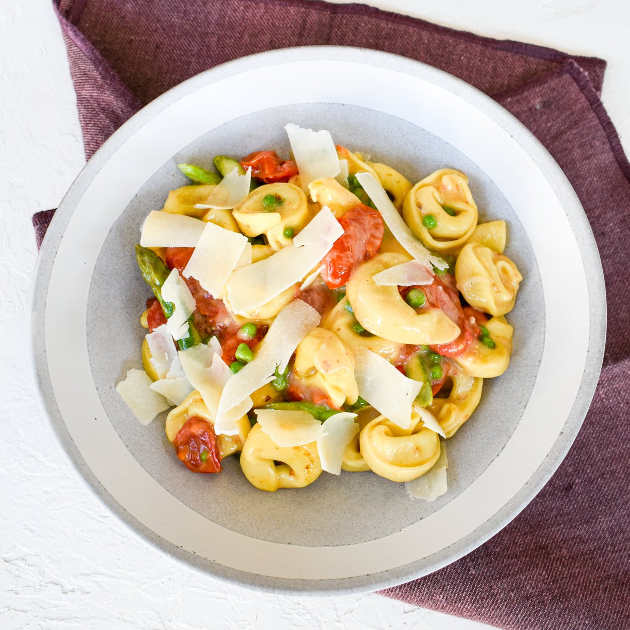 Roasted Garlic & Shrimp Ricotta Tortellini