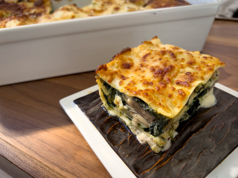 Wild Mushroom &amp; Spinach Lasagna