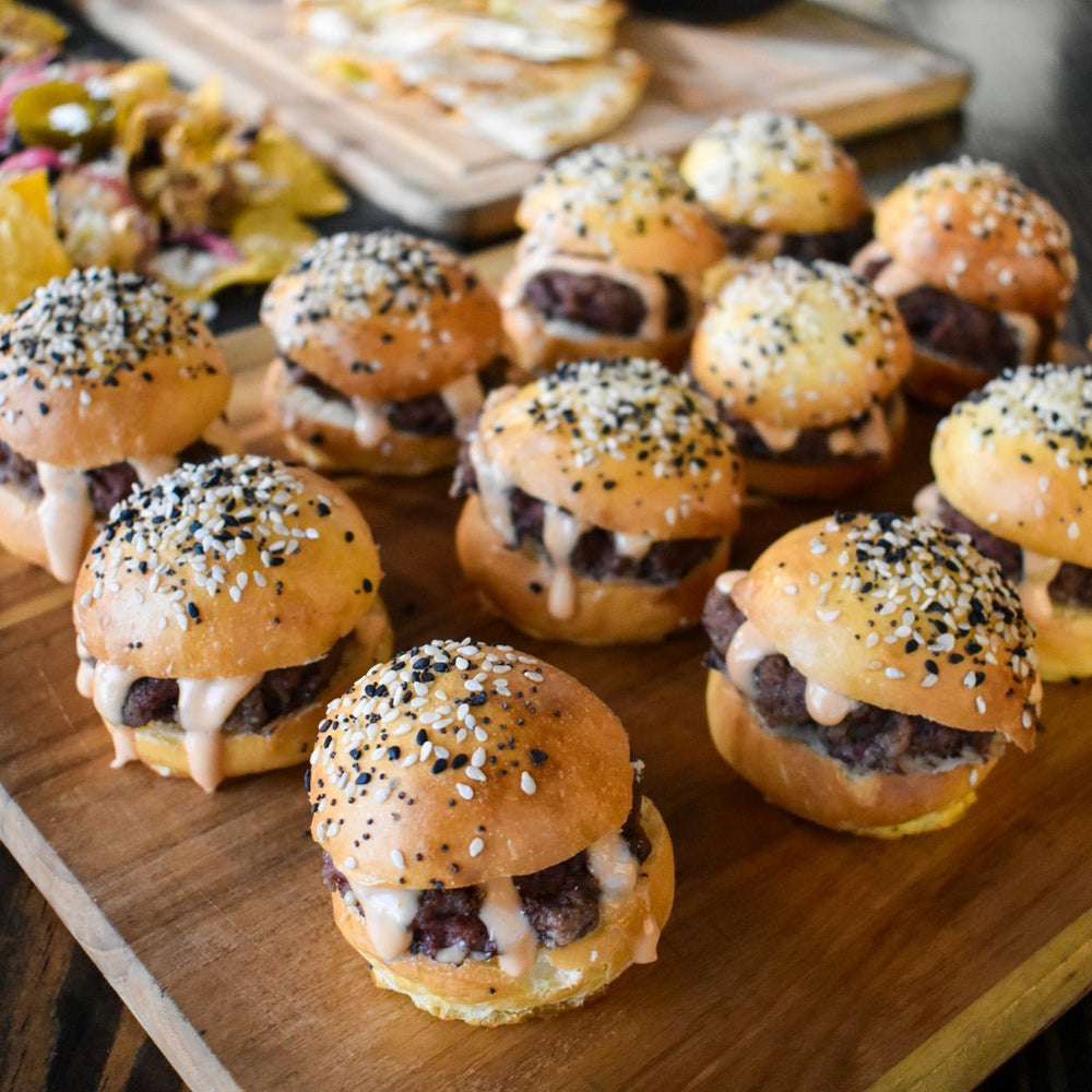 Smoked Gouda Bacon Sliders