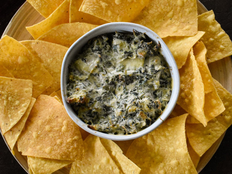 Spinach Artichoke Dip &amp; Tortilla Chips