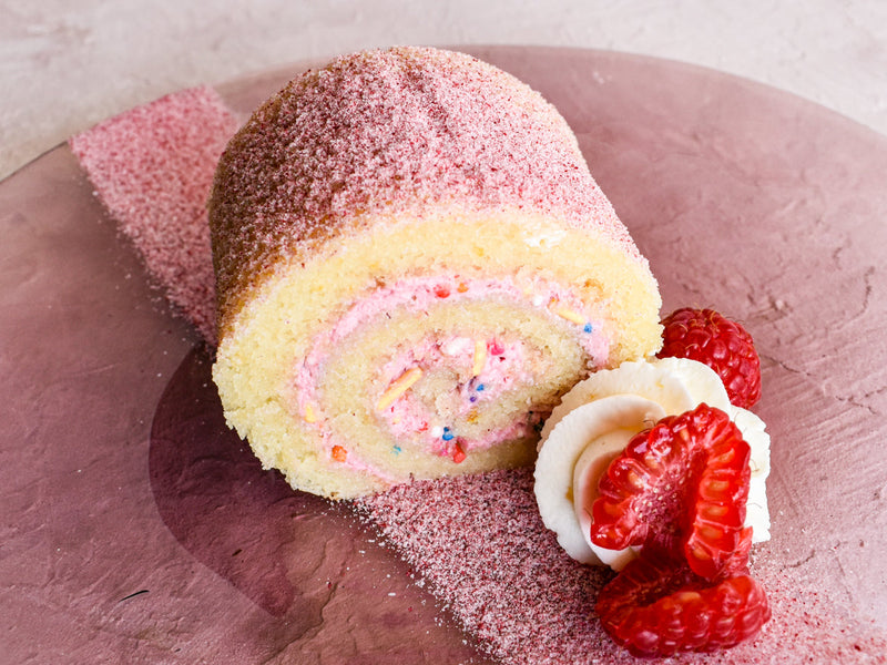 Dessert: Lemon Raspberry Confetti Cake
